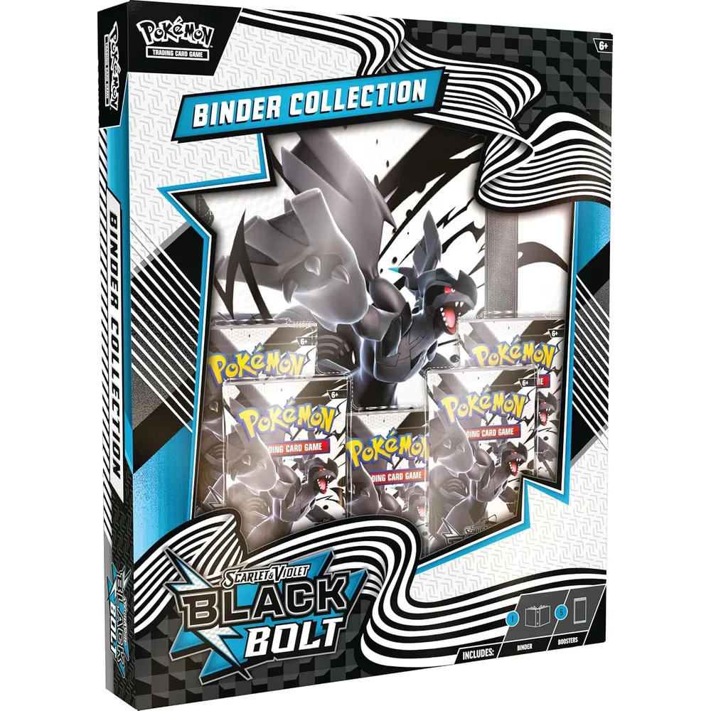 JUEGO DE CARTAS POKÉMON TCG SCARLET & VIOLET BLACK BOLT BINDER COLLECTION (INGLÉS)