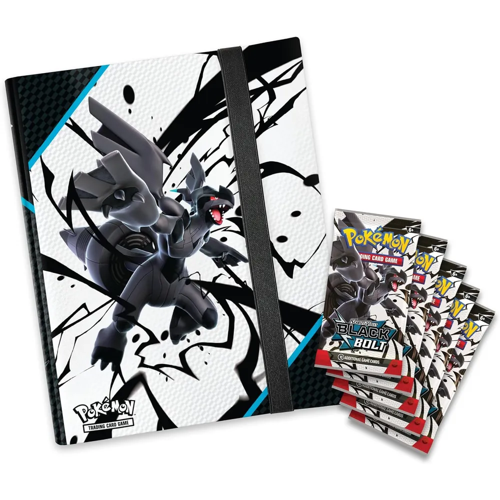 JUEGO DE CARTAS POKÉMON TCG SCARLET & VIOLET BLACK BOLT BINDER COLLECTION (INGLÉS)