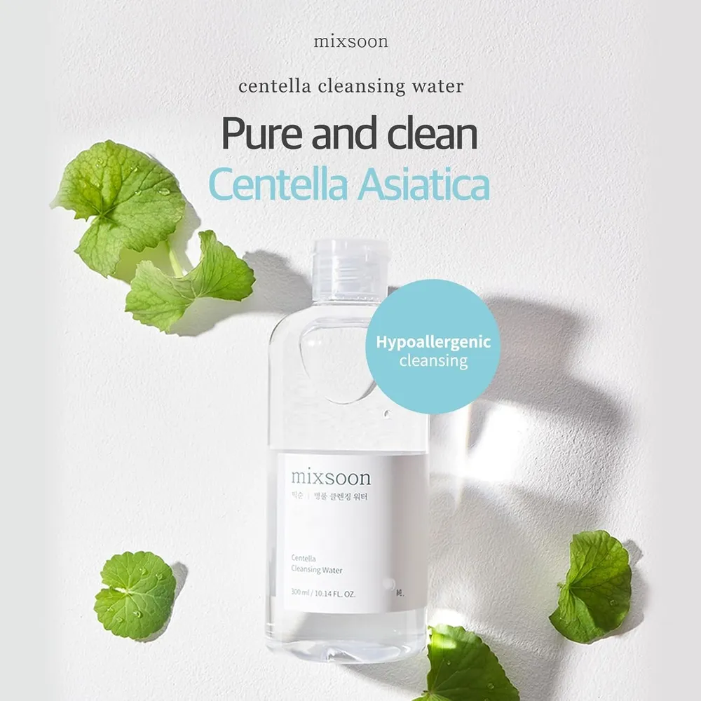 MIXSOON LIMPIADOR FACIAL CENTELLA CLEANSING 10 OZ / 300 ML