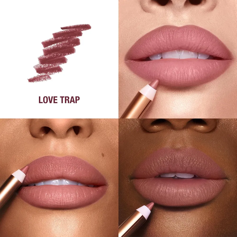 Charlotte Tilbury Lip Cheat Lápiz delineador de labios | Love Trap - marrón melocotón