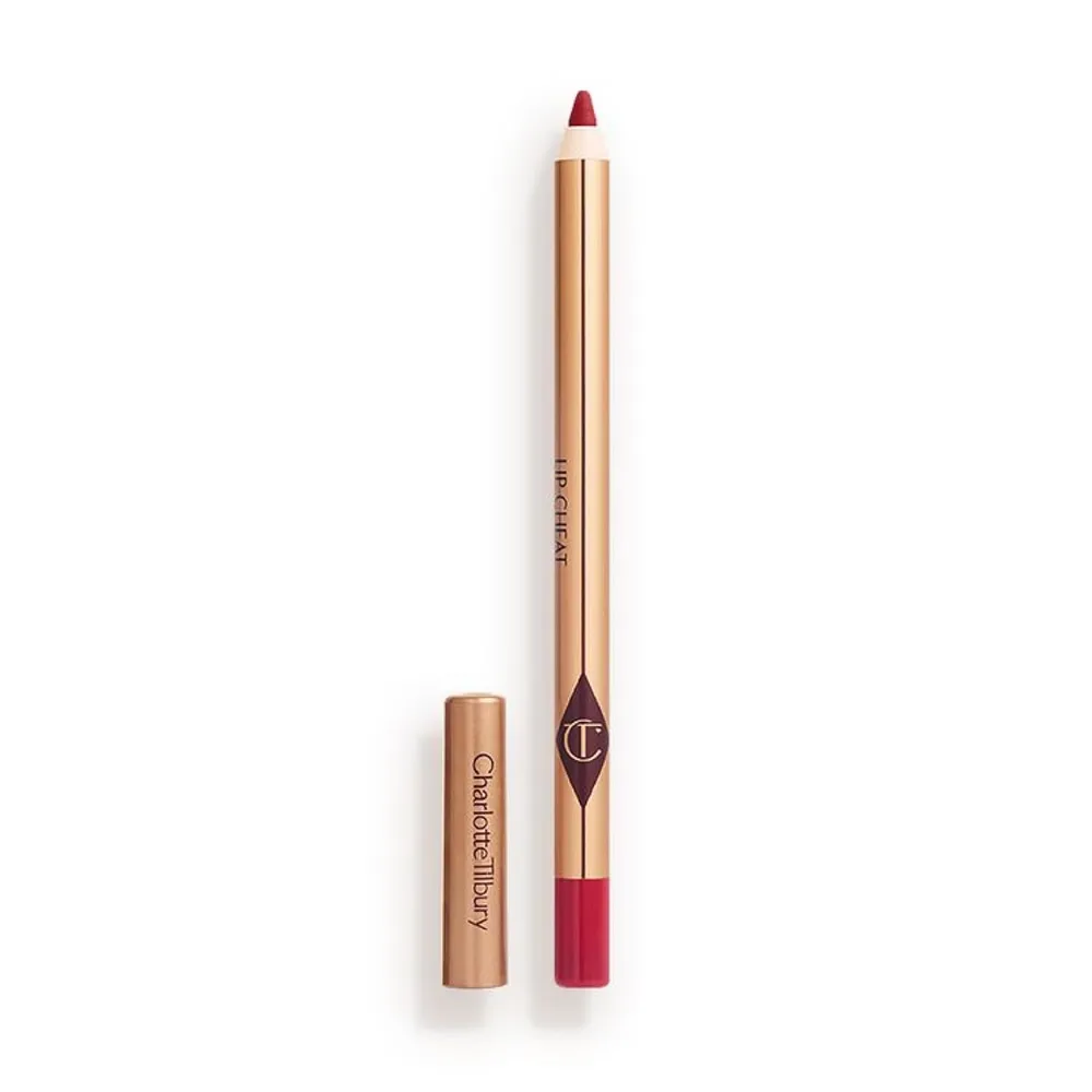 Charlotte Tilbury Lip Cheat Lápiz delineador de labios | Alfombra roja roja - rojo en tonos azules