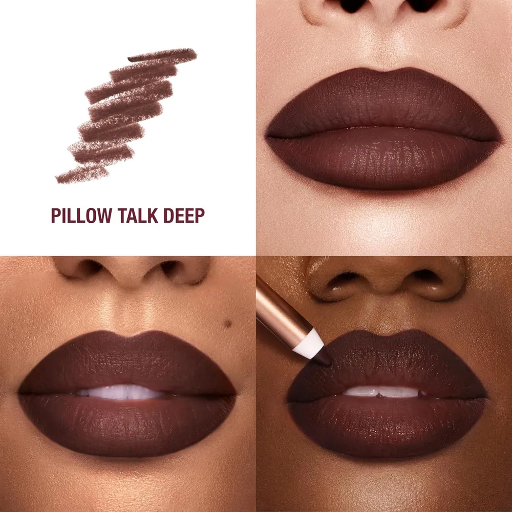 Charlotte Tilbury Lip Cheat Lápiz delineador de labios | Pillow Talk Intense - marrón rojizo intenso