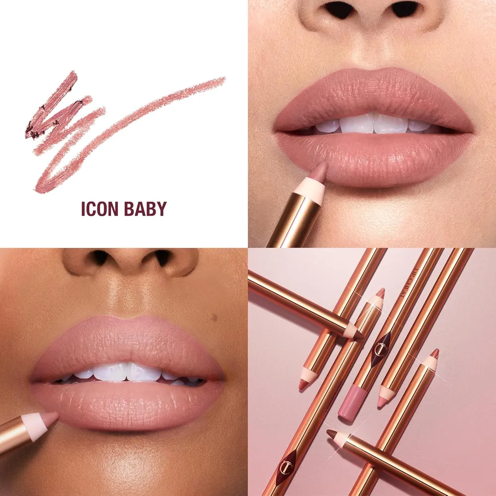 Charlotte Tilbury Lip Cheat Lápiz delineador de labios | Icon Baby - rosa nude cálido