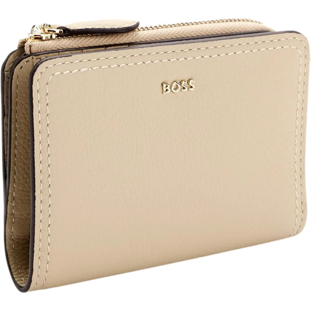 BILLETERA HUGO BOSS LENAH BEIGE MUJER