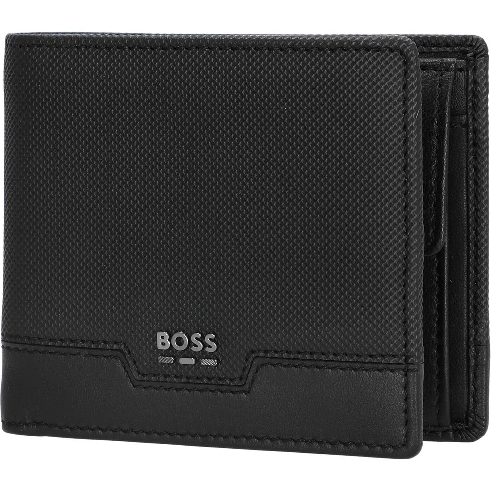 BILLETERA HUGO BOSS CULLEN 8CC NEGRO HOMBRE