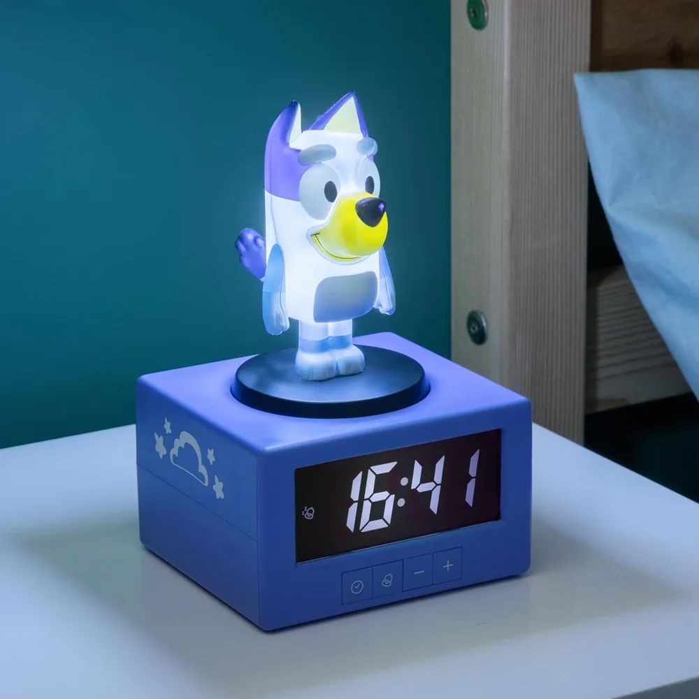 Paladone reloj despertador azul pequeño
