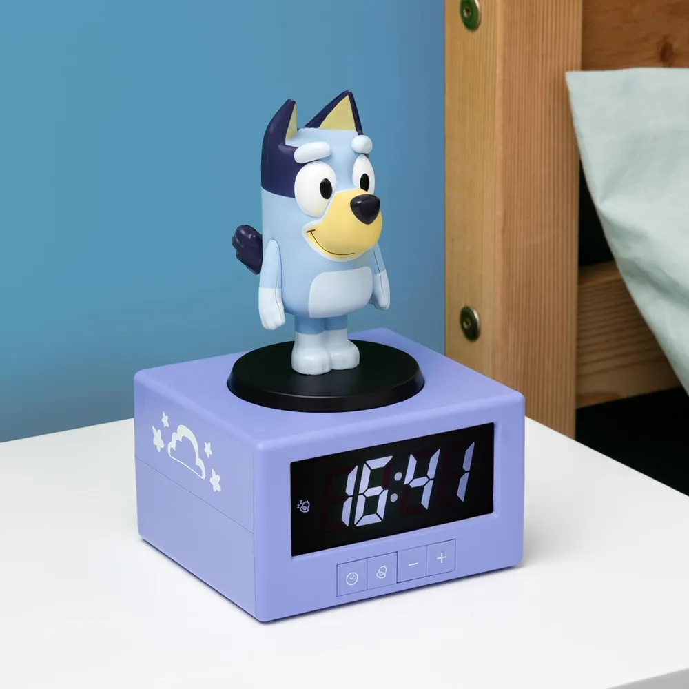 Paladone reloj despertador azul pequeño