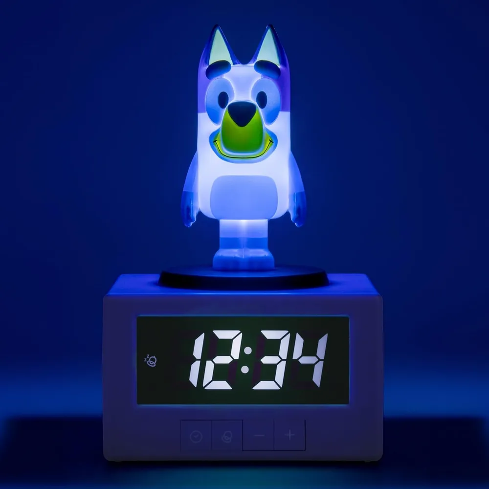 Paladone reloj despertador azul pequeño
