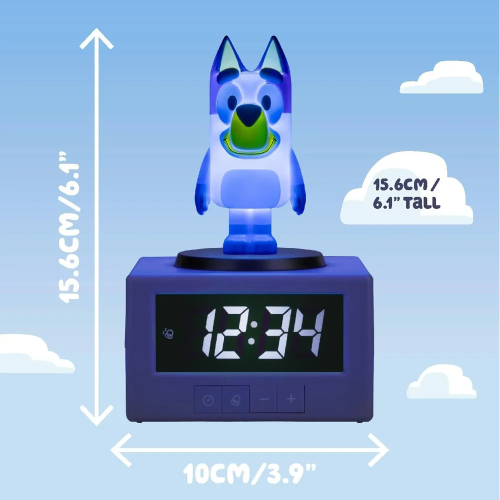 Paladone reloj despertador azul pequeño
