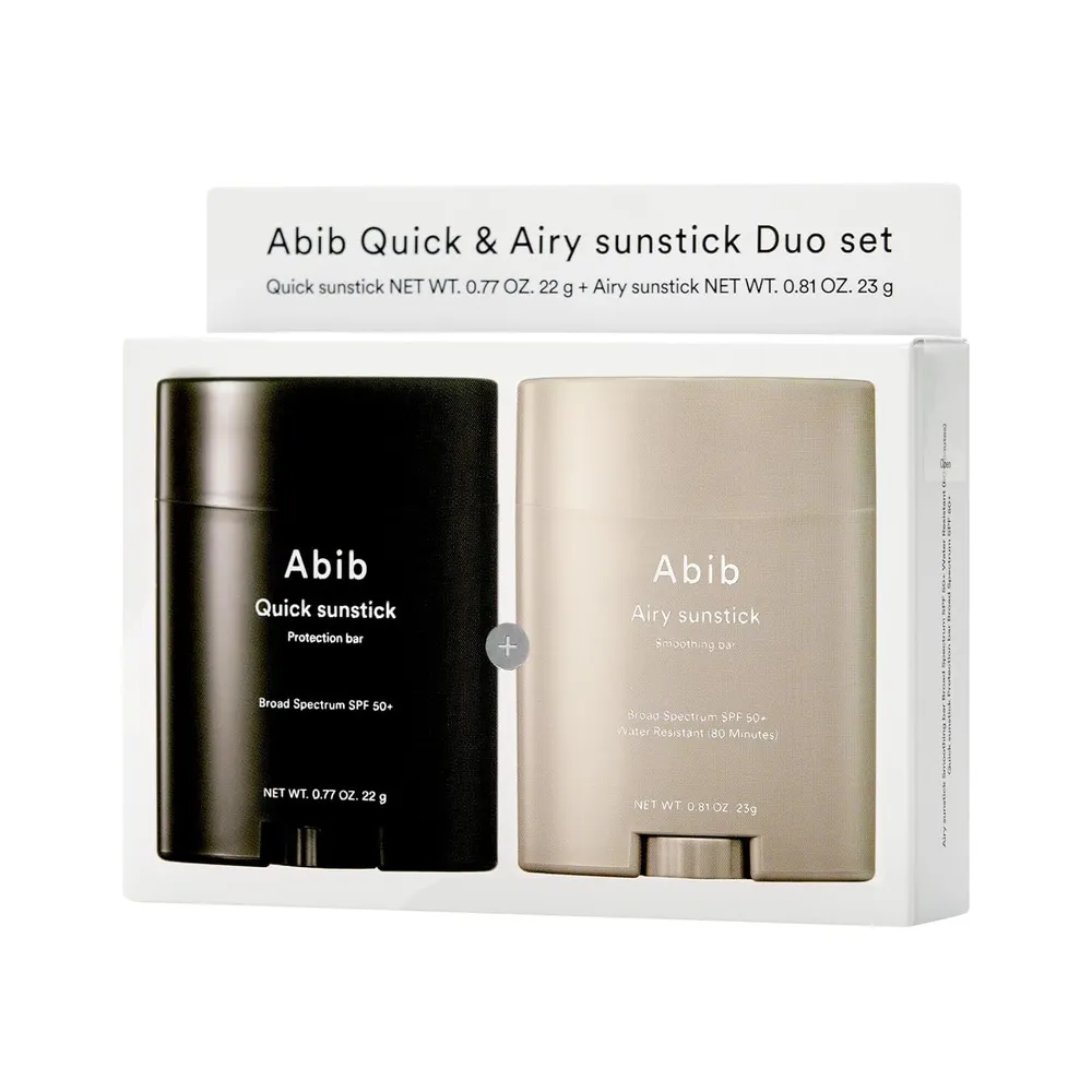Barra protectora solar Duo Abib de 1.58 oz / 45 g | Airy & Quick