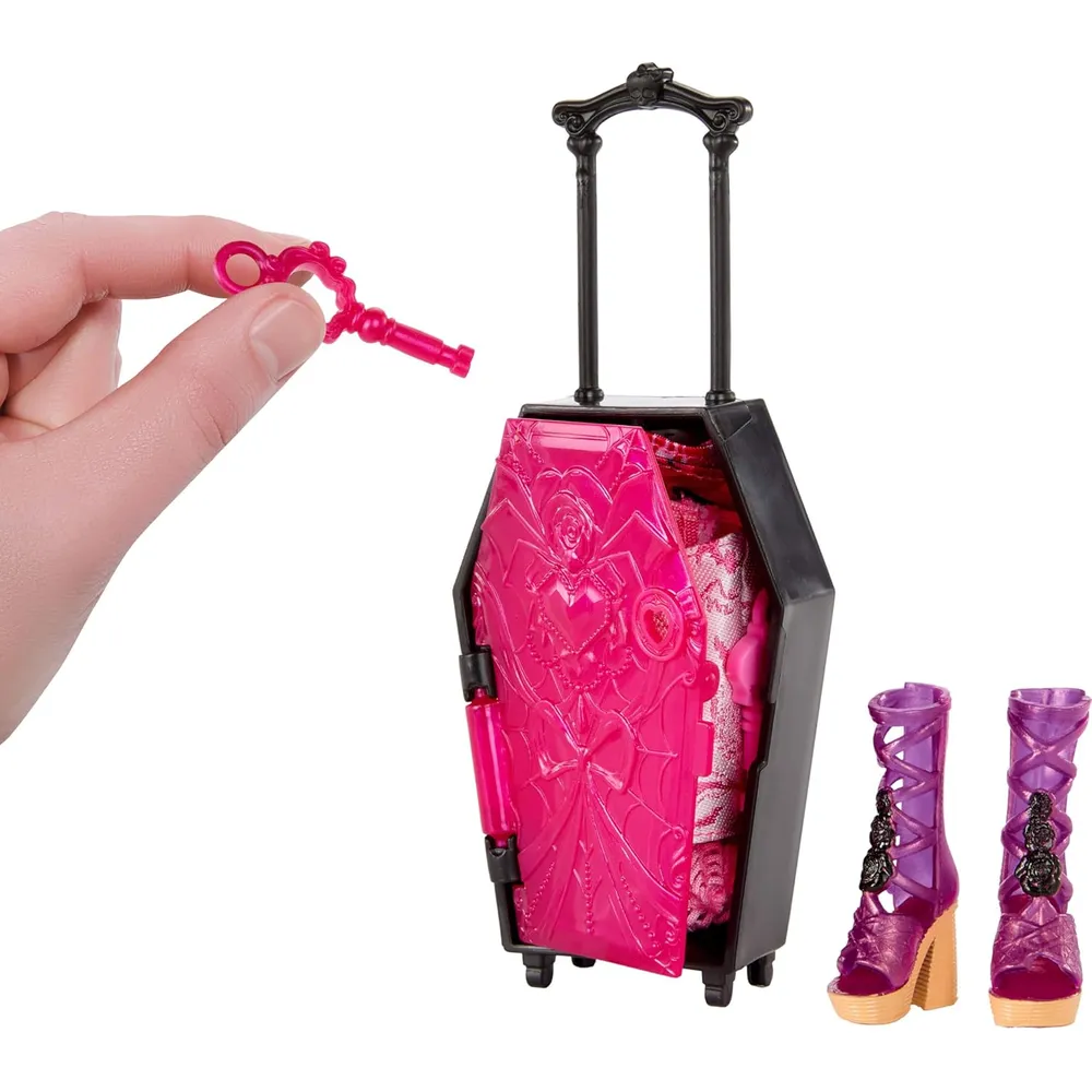 MUÑECA MONSTER HIGH SKULLTIMATE SECRETS DRACULAURA CON ACCESORIOS