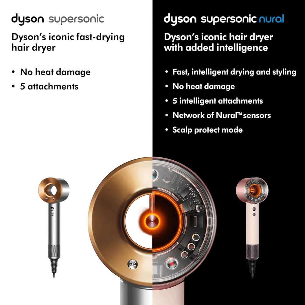 SECADOR DE PELO SUPERSONIC NURAL DYSON | AMBER SILK