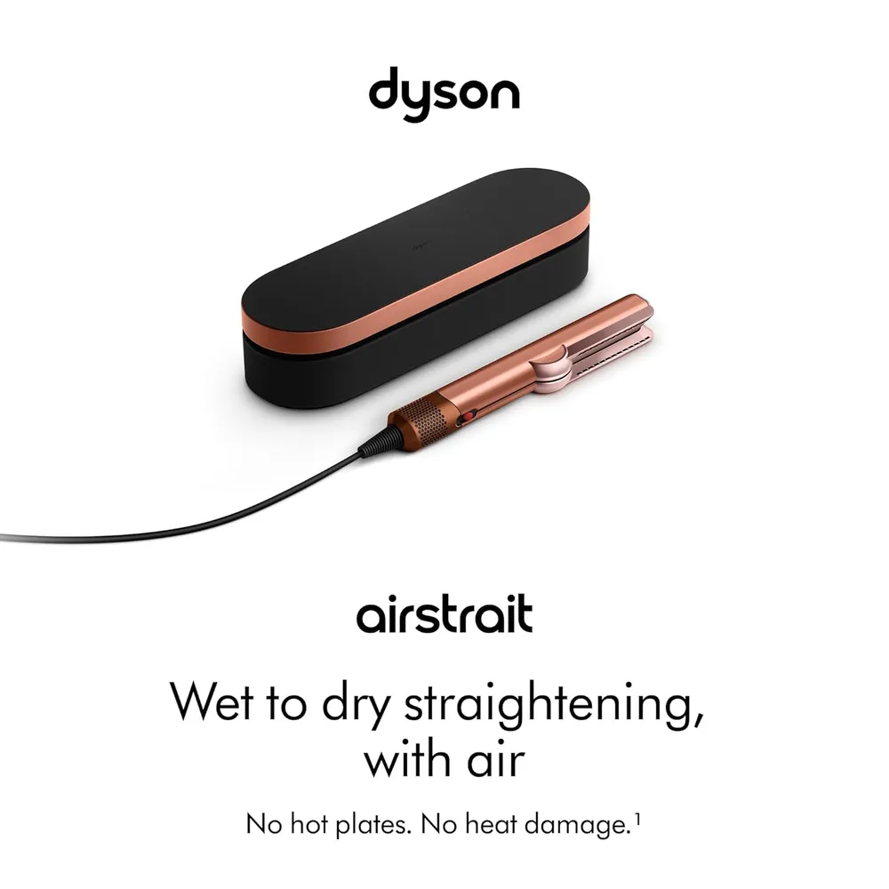 PLANCHA DE PELO AIRSTRAIT PARA CABELLO HÚMEDO / SECO DYSON | AMBER SILK