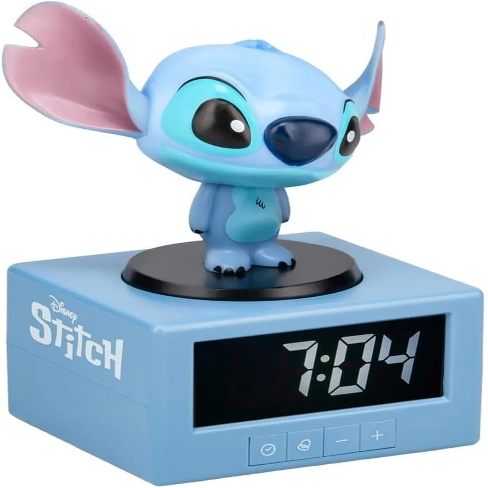 Paladone Disney Stitch, despertador con luz nocturna y alarma oficial