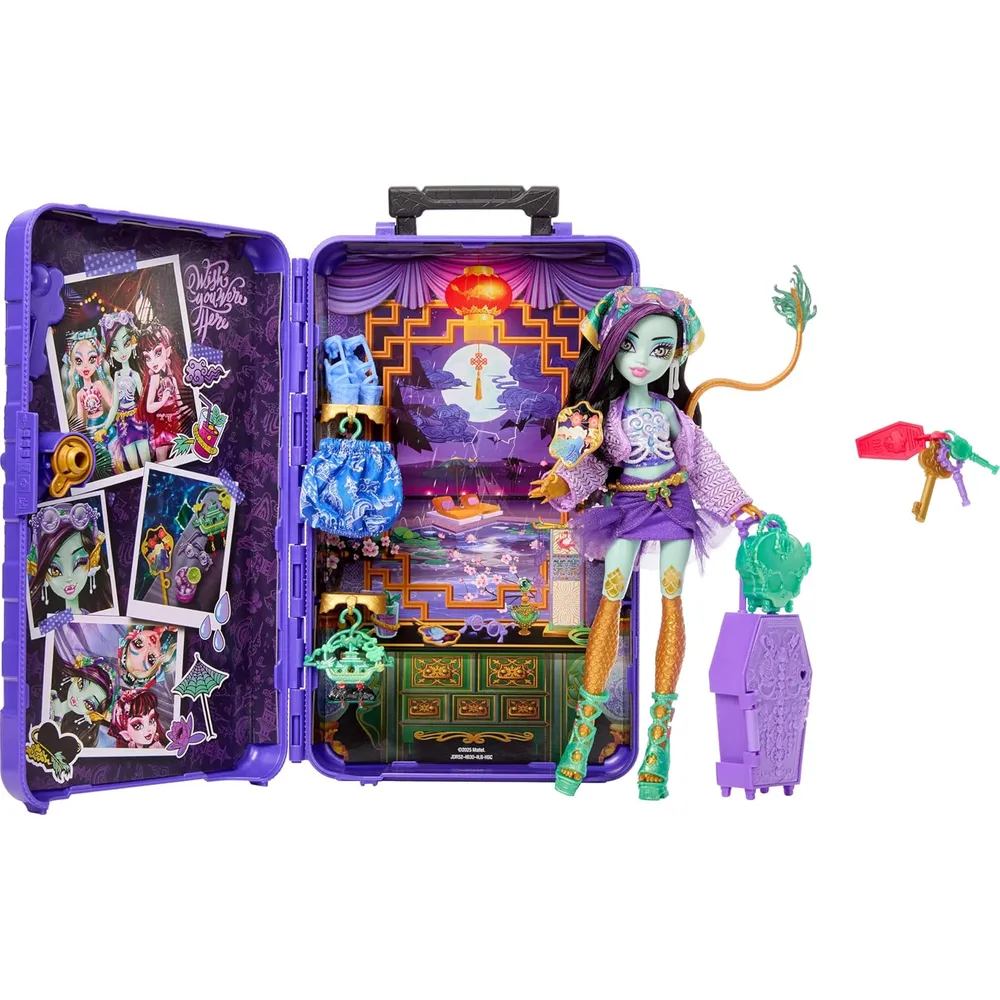 MUÑECA MONSTER HIGH SKULLTIMATE SECRETS JINAFIRE CON ACCESORIOS