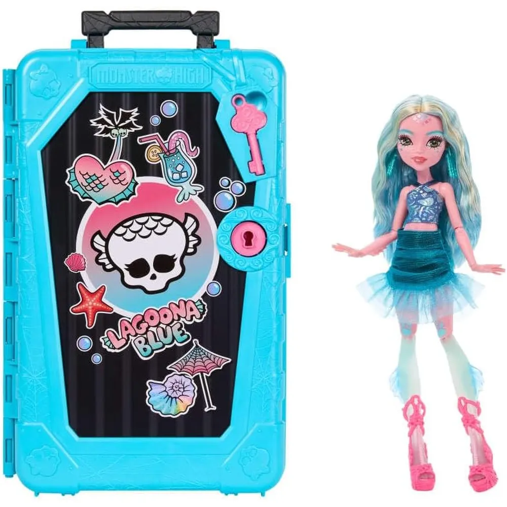 MUÑECA MONSTER HIGH SKULLTIMATE SECRETS LAGOONA BLUE CON ACCESORIOS