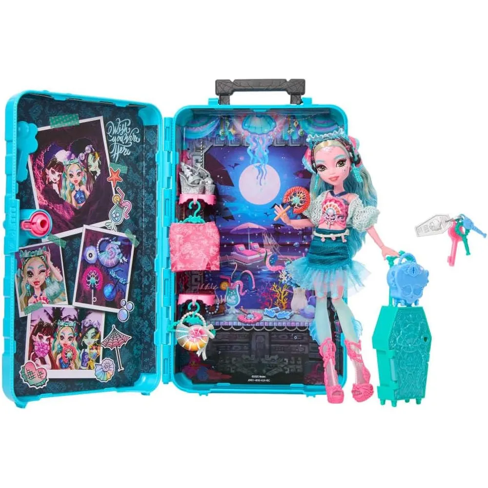 MUÑECA MONSTER HIGH SKULLTIMATE SECRETS LAGOONA BLUE CON ACCESORIOS
