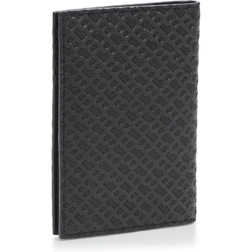 PORTAPASAPORTE HUGO BOSS ZAIR NEGRO