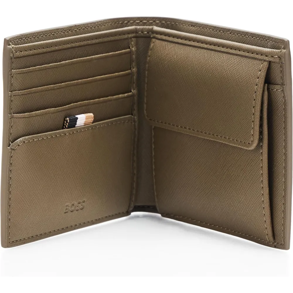 BILLETERA HUGO BOSS ZAIR BIFOLDA NUEZ HOMBRE