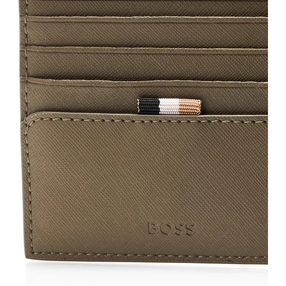 BILLETERA HUGO BOSS ZAIR BIFOLDA NUEZ HOMBRE