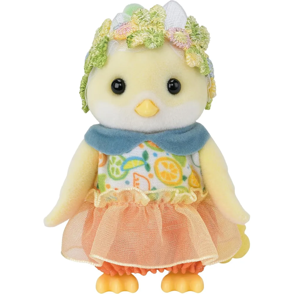 MUÑECA SYLVANIAN FAMILIES FAMILIA PÁJAROS CÍTRICOS