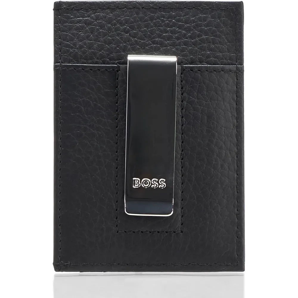TARJETERO HUGO BOSS CROSSTOWN CLIP NEGRO HOMBRE