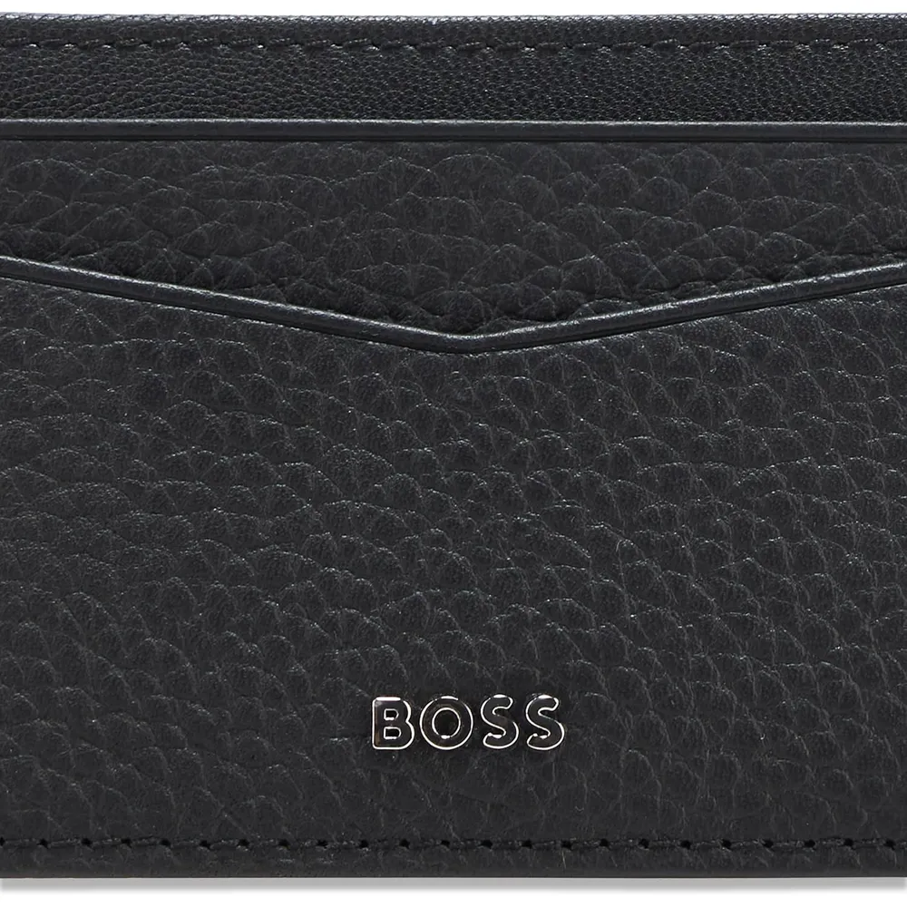 TARJETERO HUGO BOSS CROSSTOWN CLIP NEGRO HOMBRE