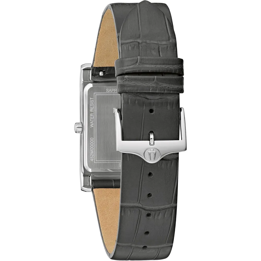 b0f9hqpzd6_2_webp.webp Bulova reloj clásico Sutton hombre cuarzo 3 agujas calendario correa piel | Gris