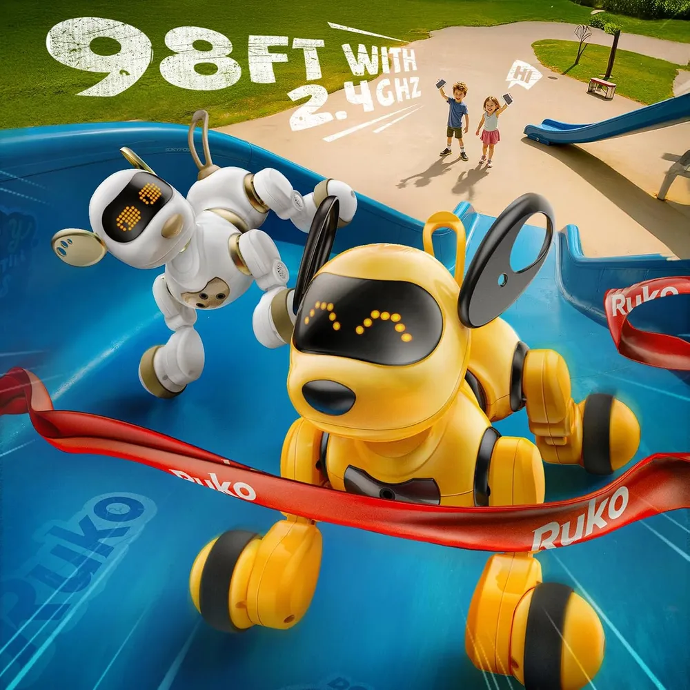 b0f9k959q2_4_webp.webp Ruko 18011 perro robot con control remoto y gestos | Amarillo