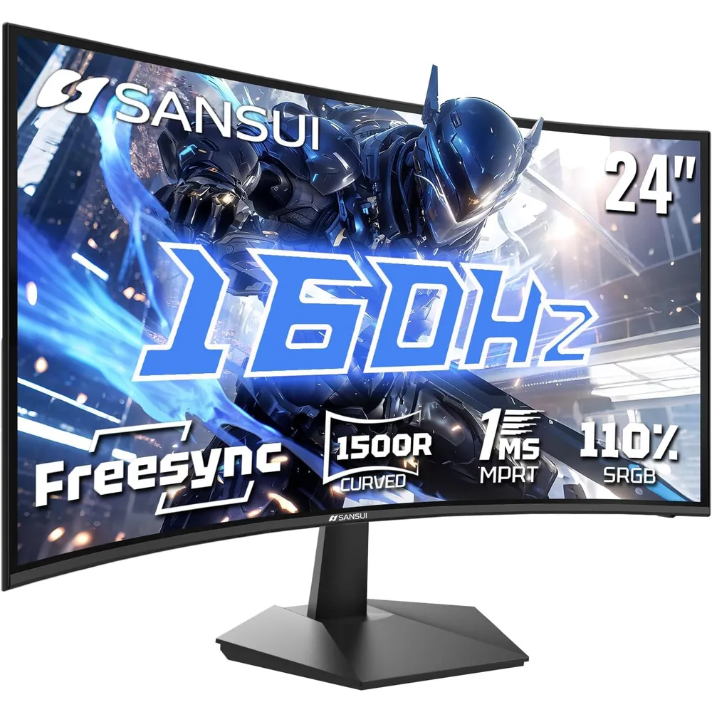 Sansui 24" FHD 160 Hz Curvo 1500R VA 1 ms FreeSync HDR