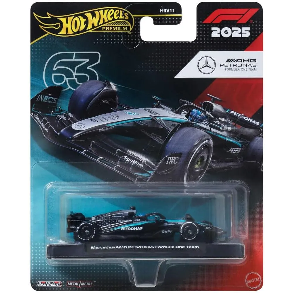 HOT WHEELS AUTO DE CARRERAS JKD80 FORMULA 1 REAL RIDERS (ESTILOS DIVERSOS)