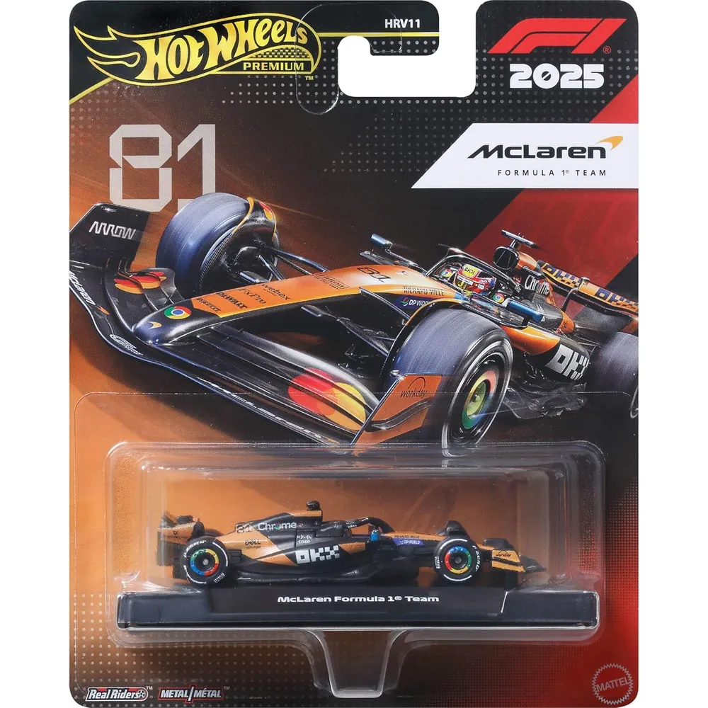 HOT WHEELS AUTO DE CARRERAS JKD81 FORMULA 1 REAL RIDERS (ESTILOS DIVERSOS)