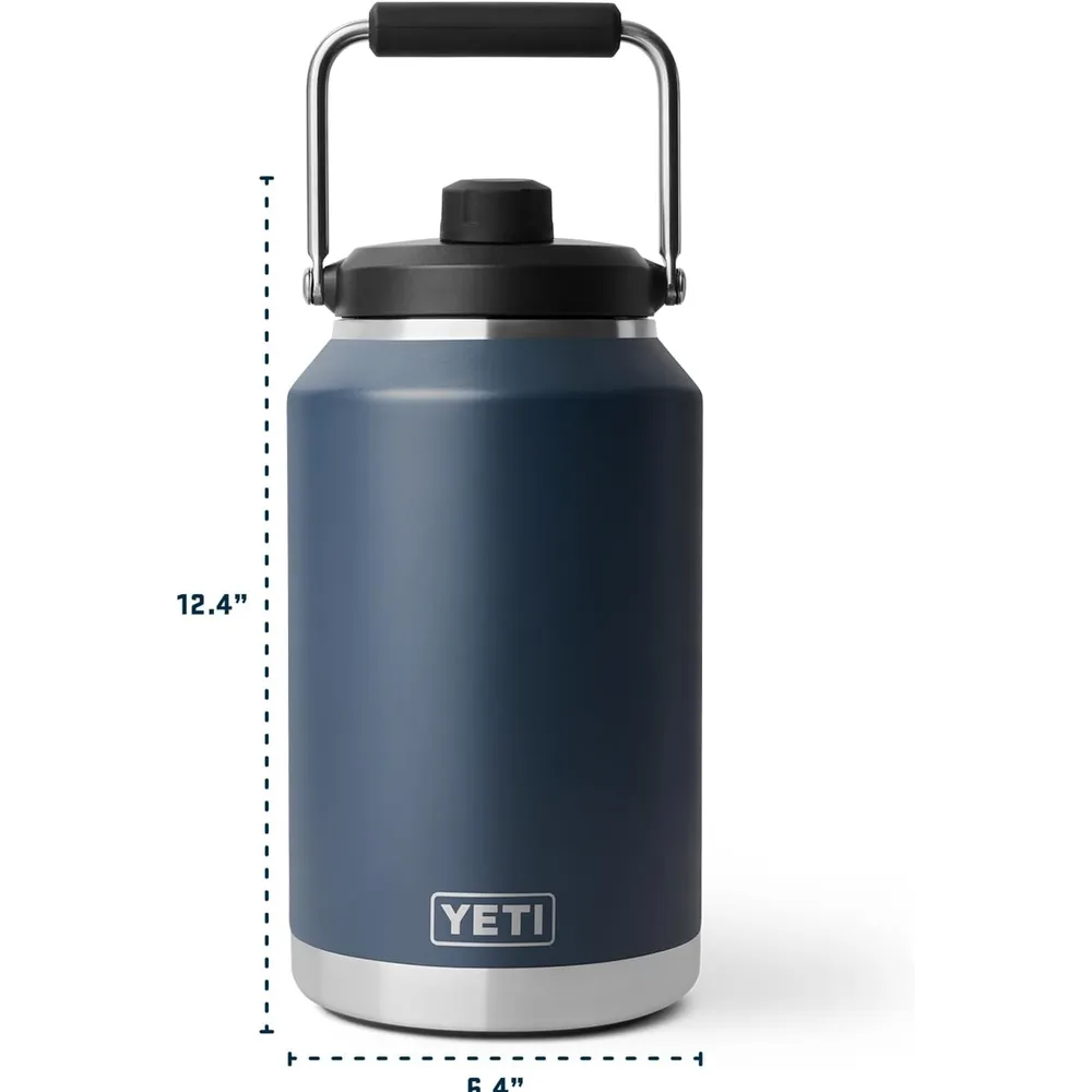 YETI Rambler Jarra con Tapa Magnética de 1 Galón | Verde Oscuro