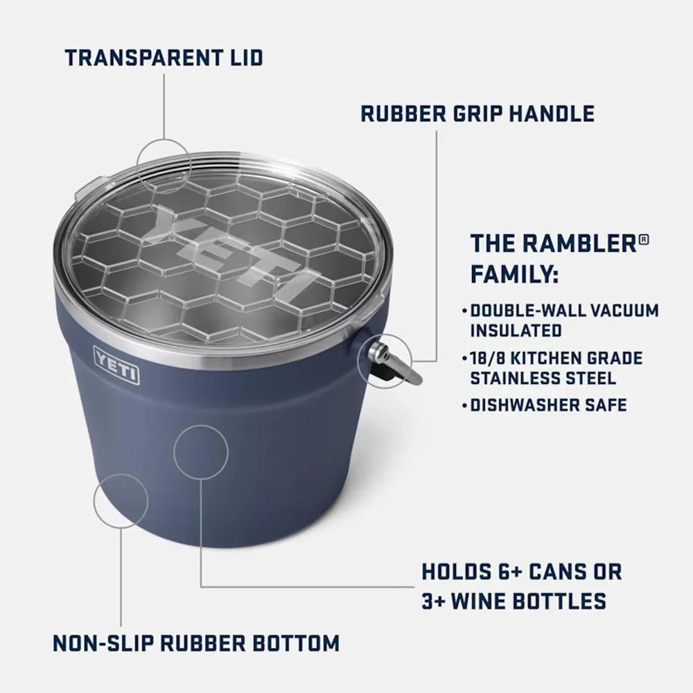 b0f9zr368b_1_webp.webp YETI Cooler Cubeta Para Bebidas | Verde Oscuro