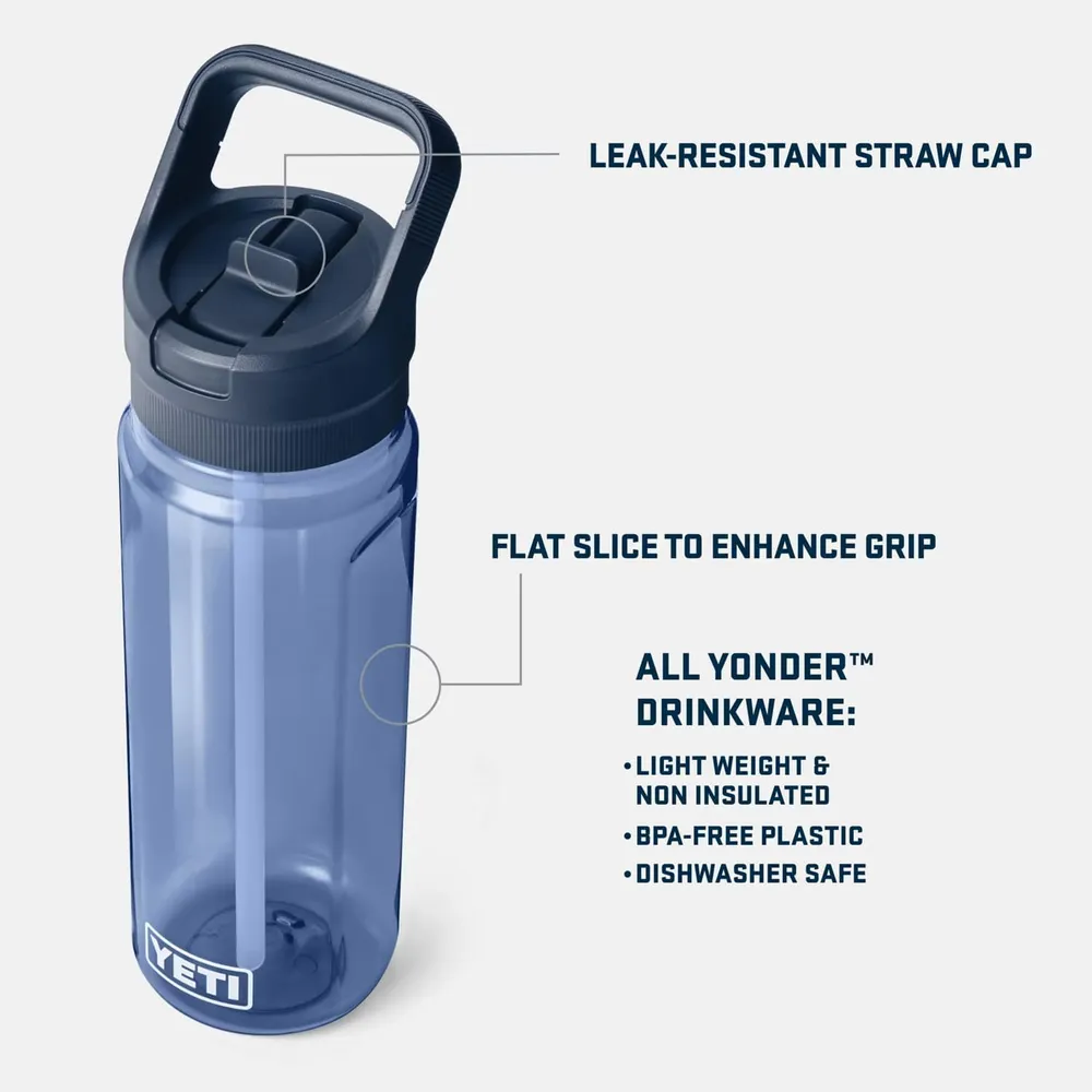 YETI Botella Yonder con Tapa de Sorbete de 25 oz | Verde Oscuro