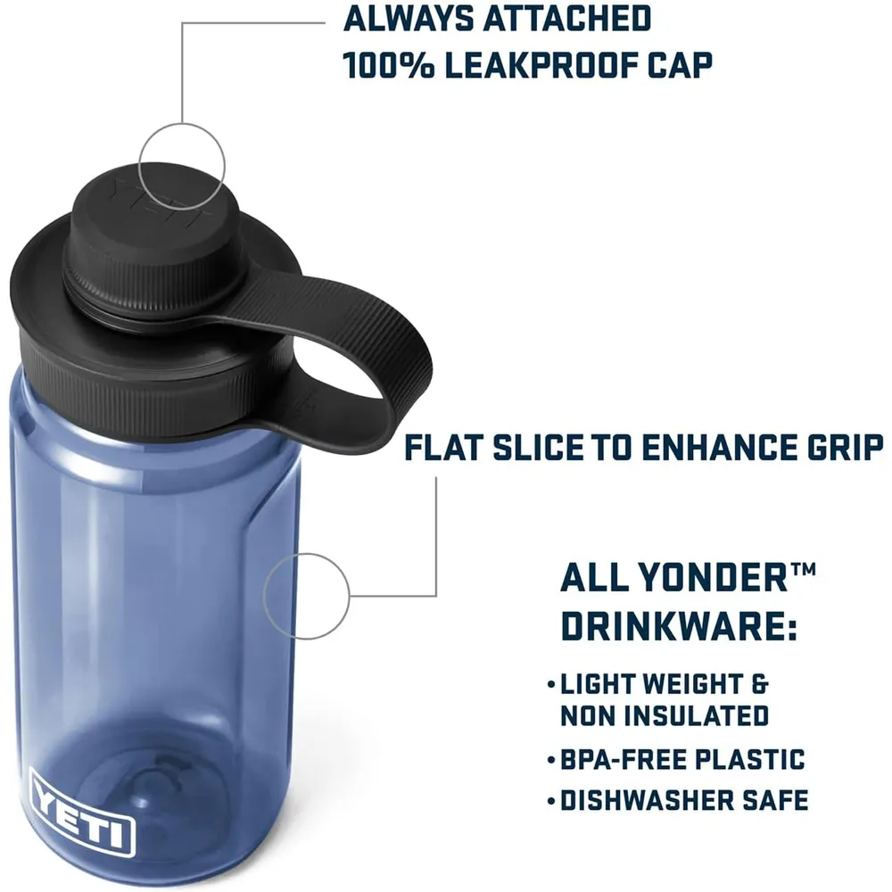 YETI Botella Yonder con Tapa de Amarre de 20 oz | Verde Oscuro