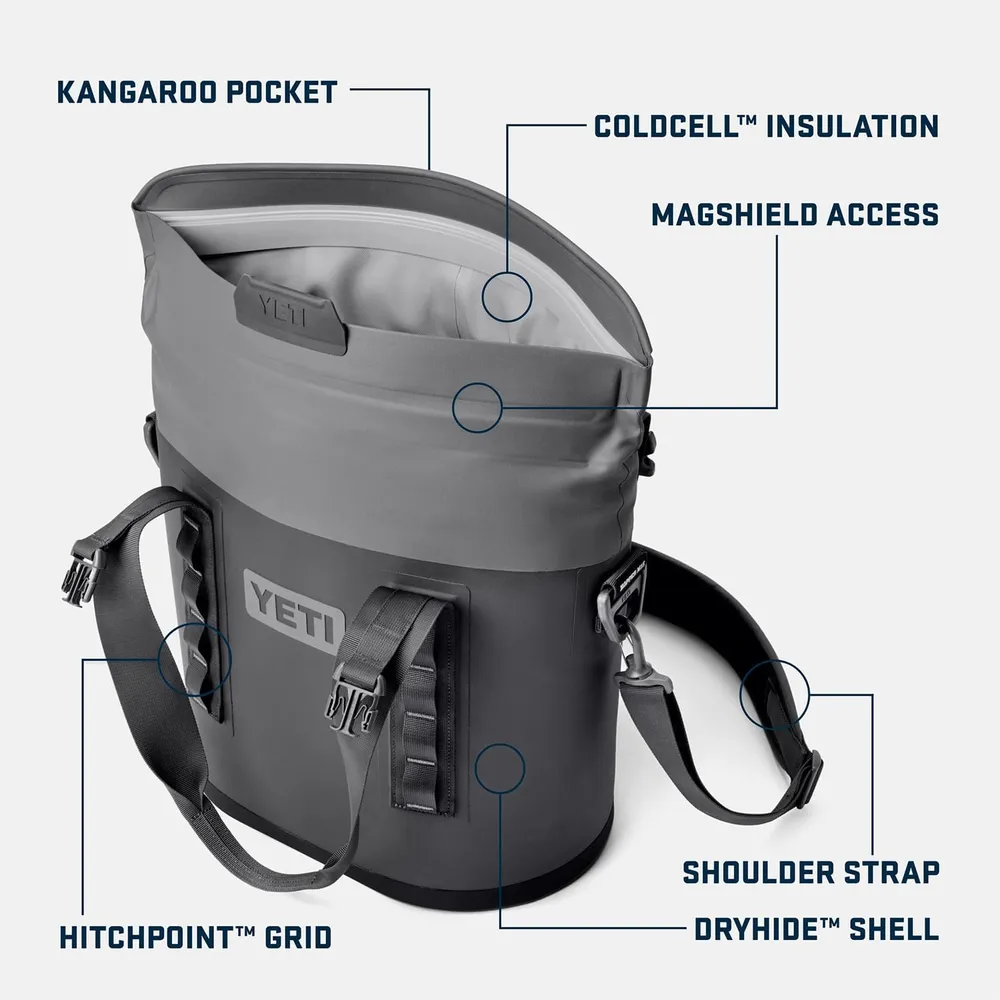 YETI Hopper M15 Cooler Portátil Protección Magnética | Rosa Bebé