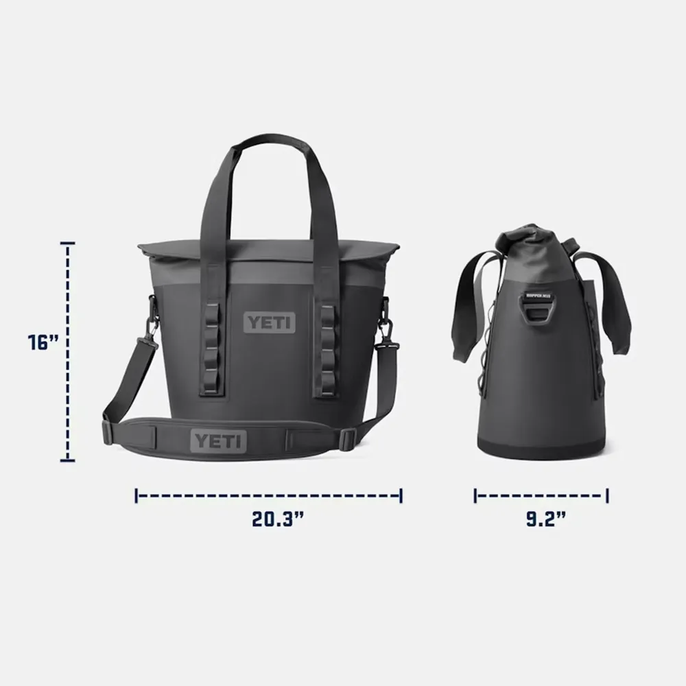 YETI Hopper M15 Cooler Portátil Protección Magnética | Verde Oscuro