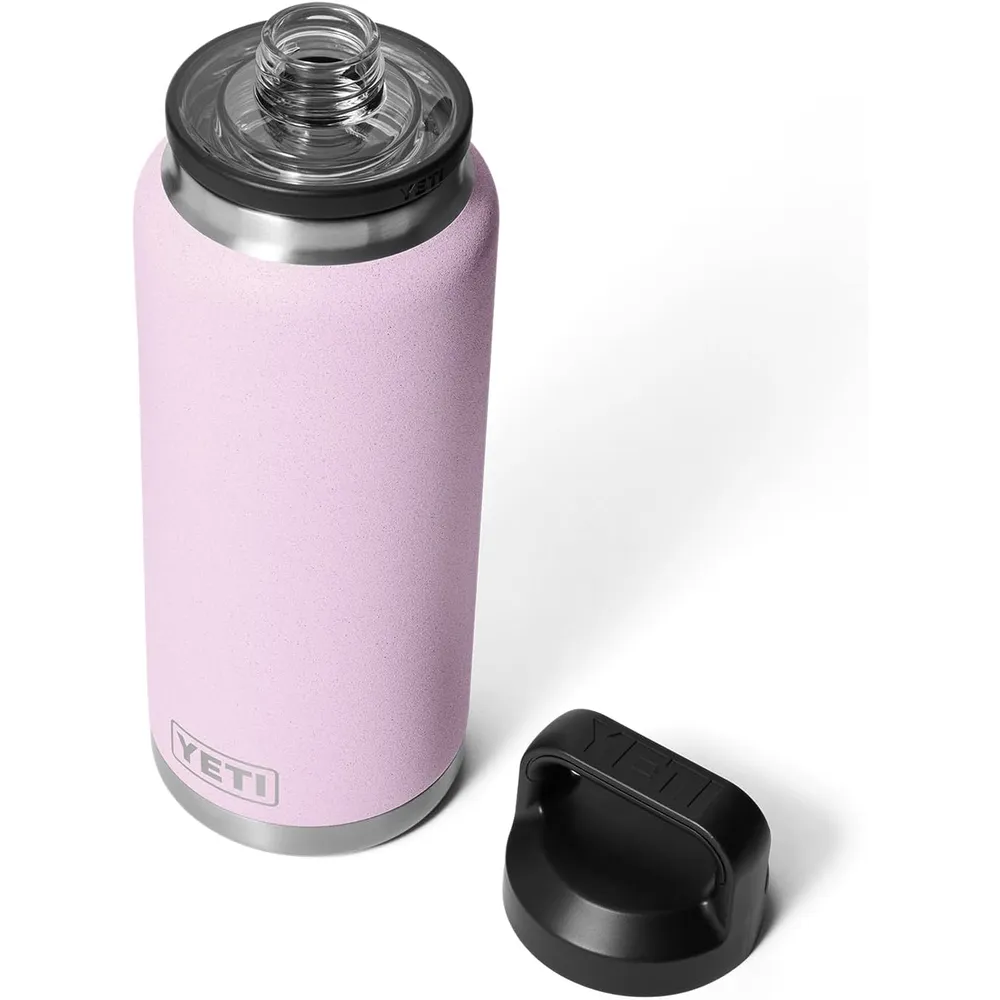 YETI Botella Rambler con Tapa para Sorbos de 36 oz | Rosa Bebé
