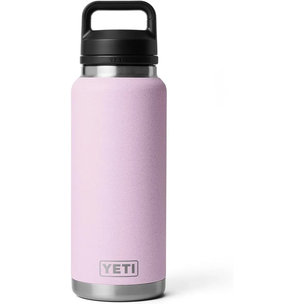 YETI Botella Rambler con Tapa para Sorbos de 36 oz | Rosa Bebé