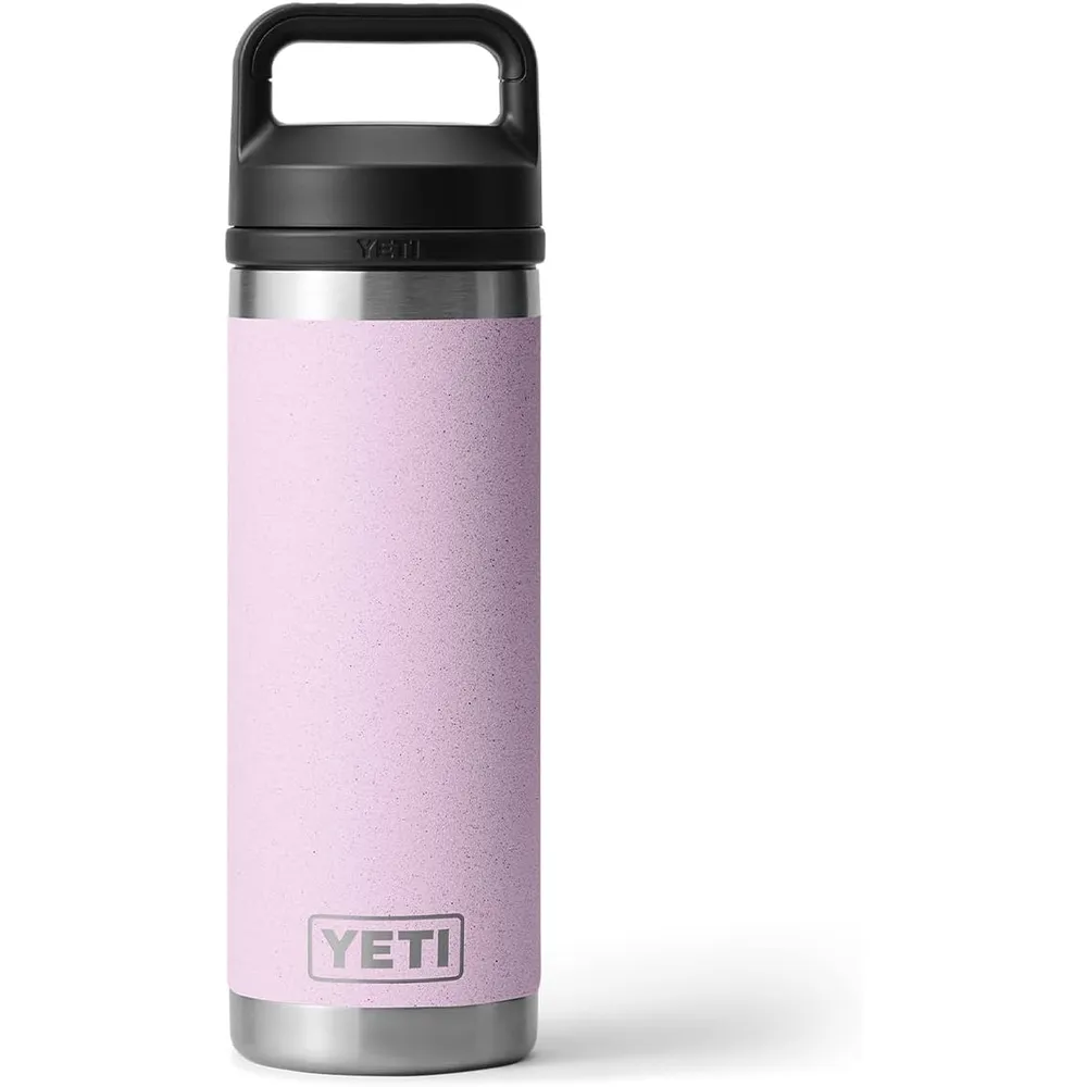 YETI Botella Rambler con Tapa de Chupón de 18 oz | Rosa Bebé Textuarizado