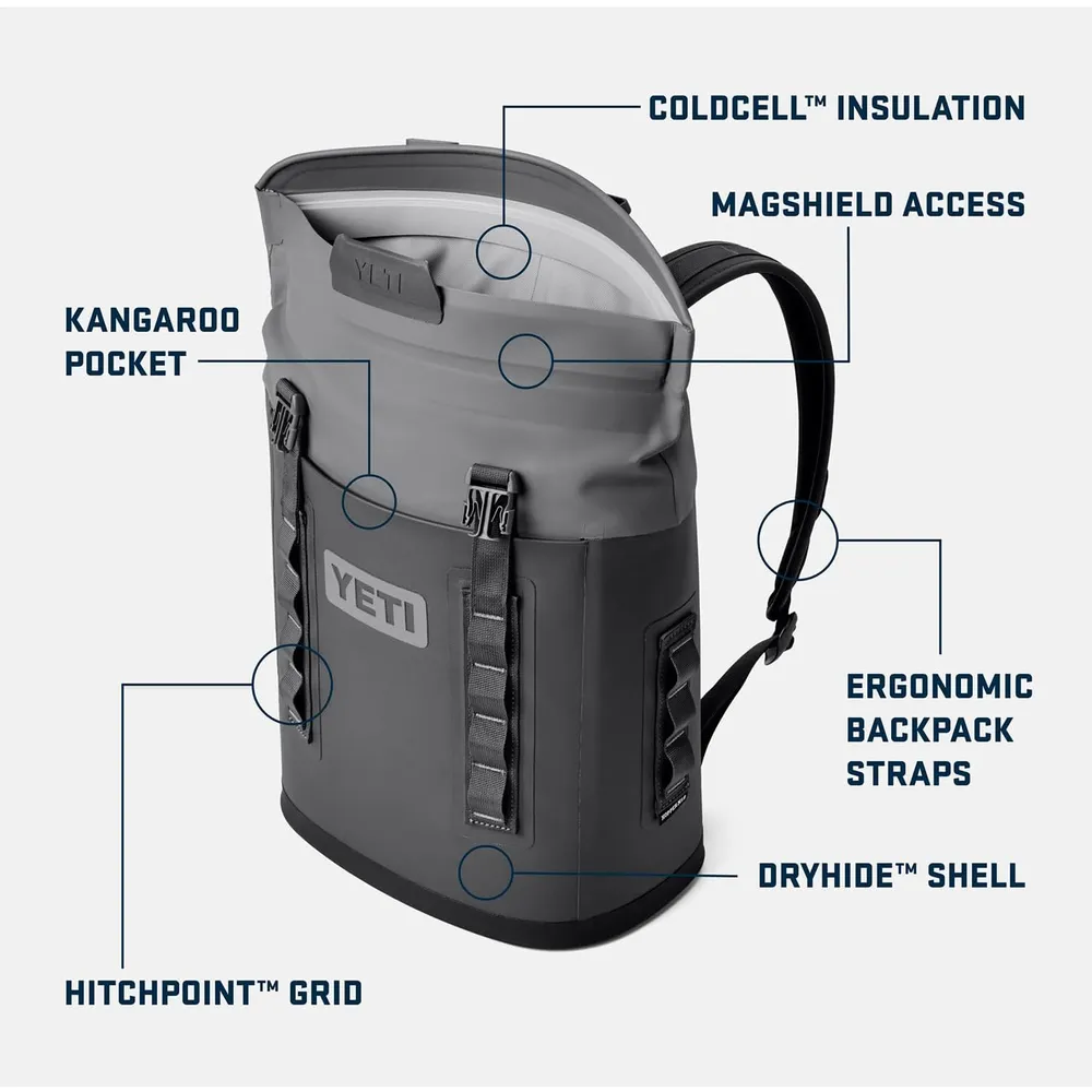 YETI Hopper M40 Cooler Portátil Protección Magnética | Rosa Bebé