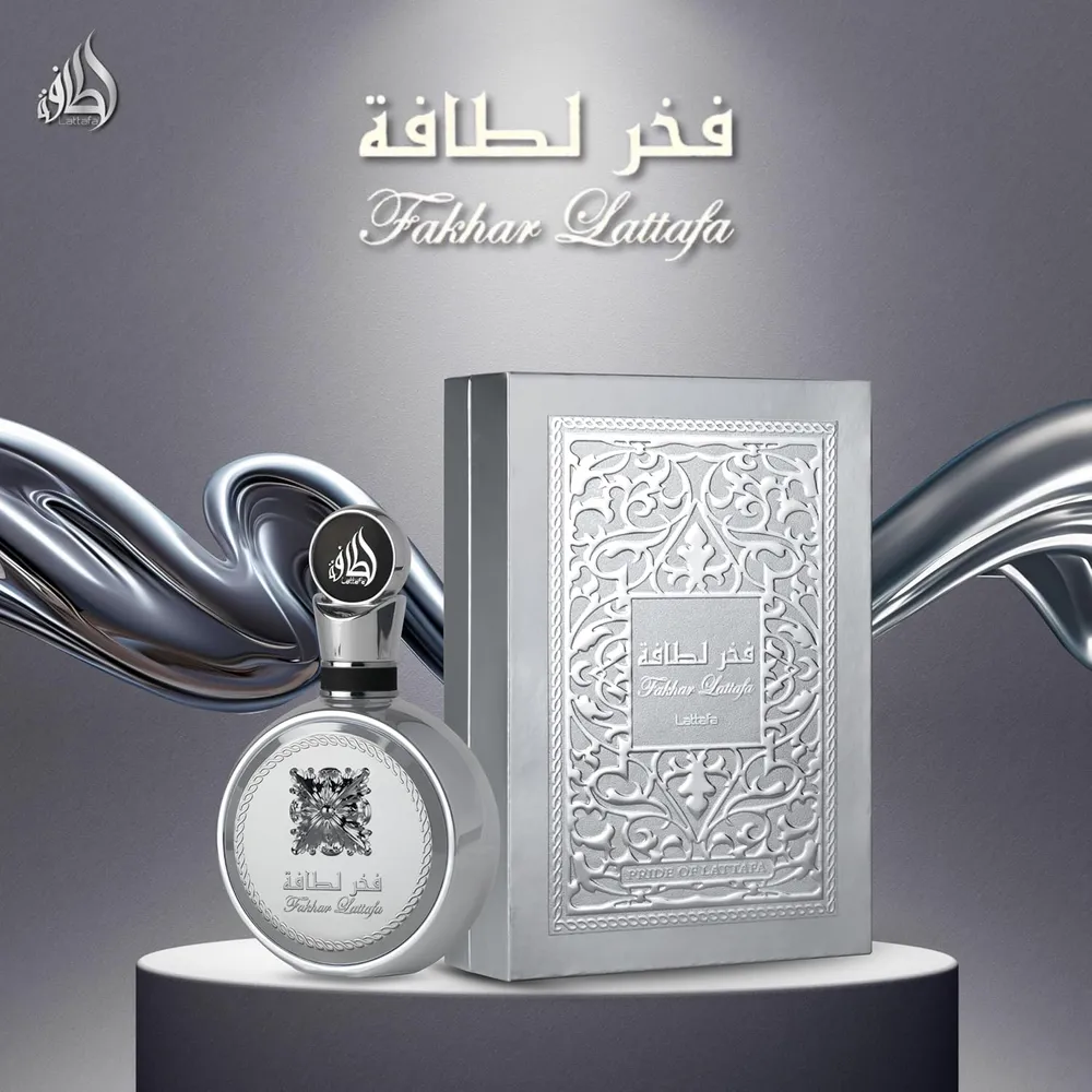 PERFUME LATTAFA FAKHAR PLATIN EDP HOMBRE 3.4 OZ / 100 ML