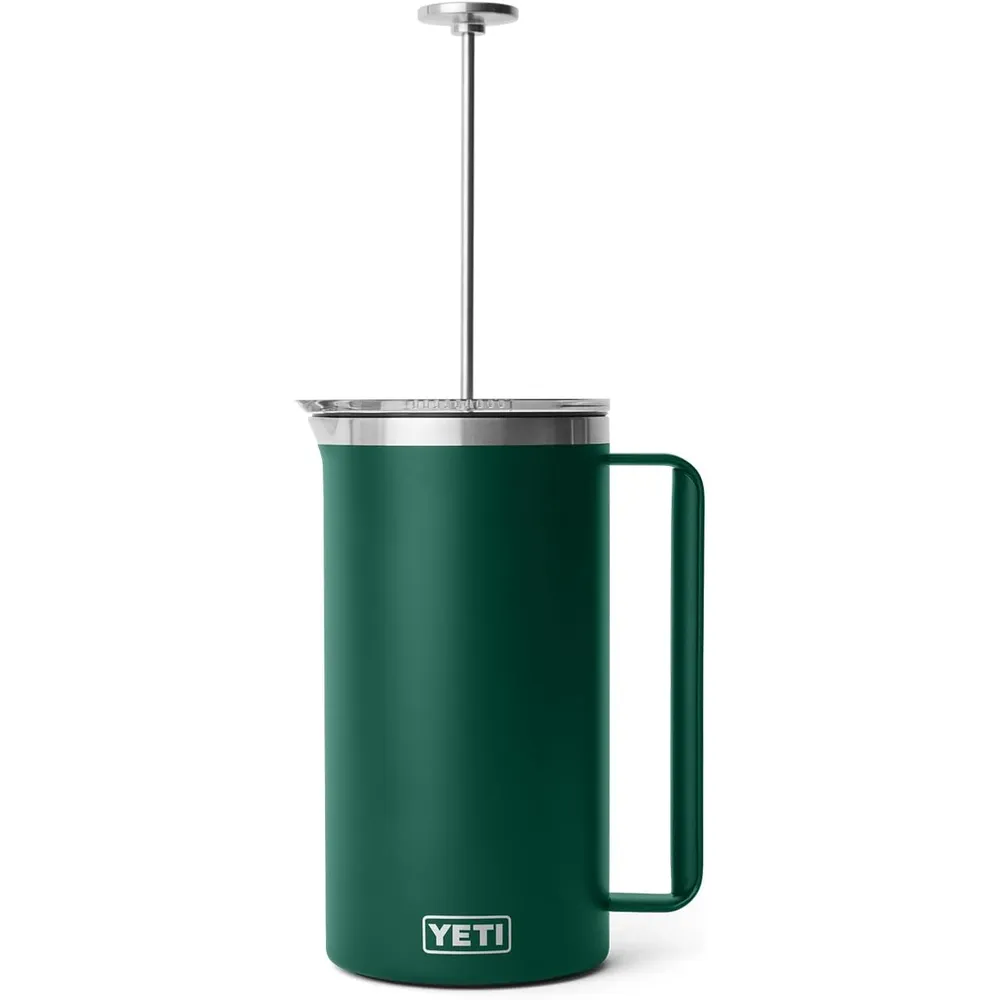 YETI Rambler Cafetera de Prensa con filtro de 64 oz | Verde Oscuro