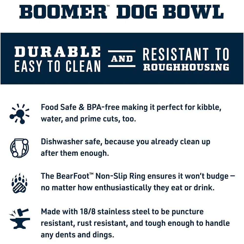 b0fb44m4kj_1_webp.webp YETI Boomer 8 Tazón De Acero Inoxidable Para Perro de 64 oz | Rosa Bebé