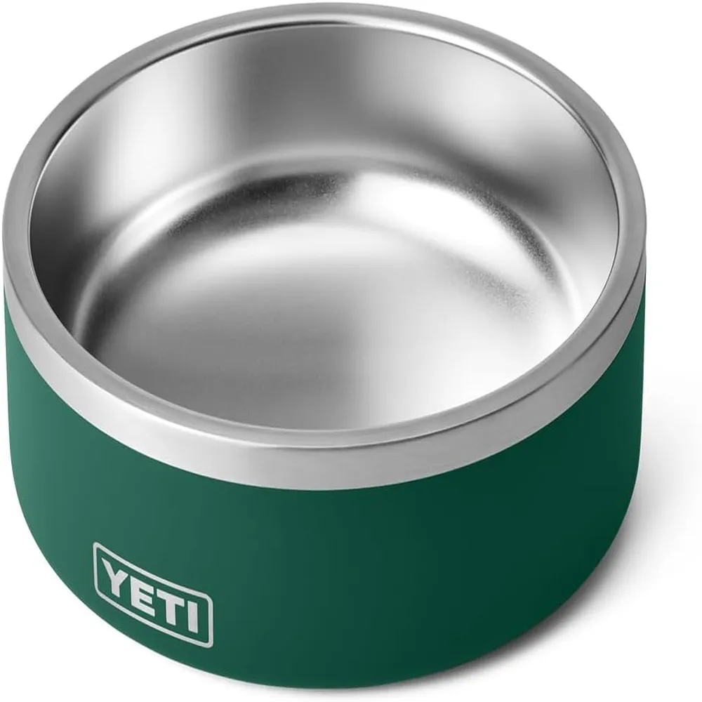 YETI Boomer 4 Tazón De Acero Inoxidable Para Perro de 32 oz | Verde Oscuro