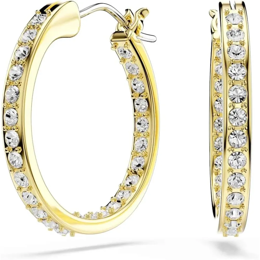 SWAROVSKI ARETES ARO CRISTALES PAVÉ ORO | DORADO