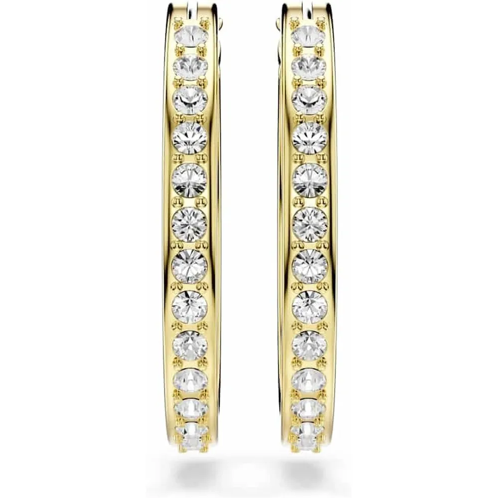 SWAROVSKI ARETES ARO CRISTALES PAVÉ ORO | DORADO