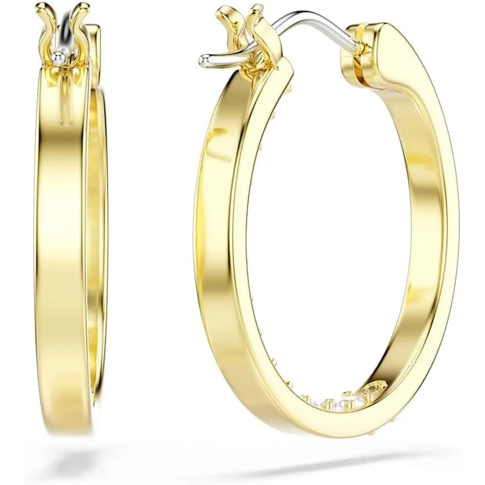 SWAROVSKI ARETES ARO CRISTALES PAVÉ ORO | DORADO