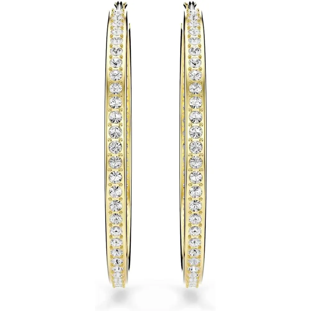 SWAROVSKI ARETES ARO PAVÉ CRISTALES ACABADO ORO PARA MUJER | DORADO